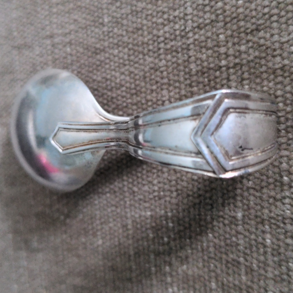 Antique Sterling Silver Baby Spoon, Hallmarked, Excellent Vintage Condition - Picture 4 of 8